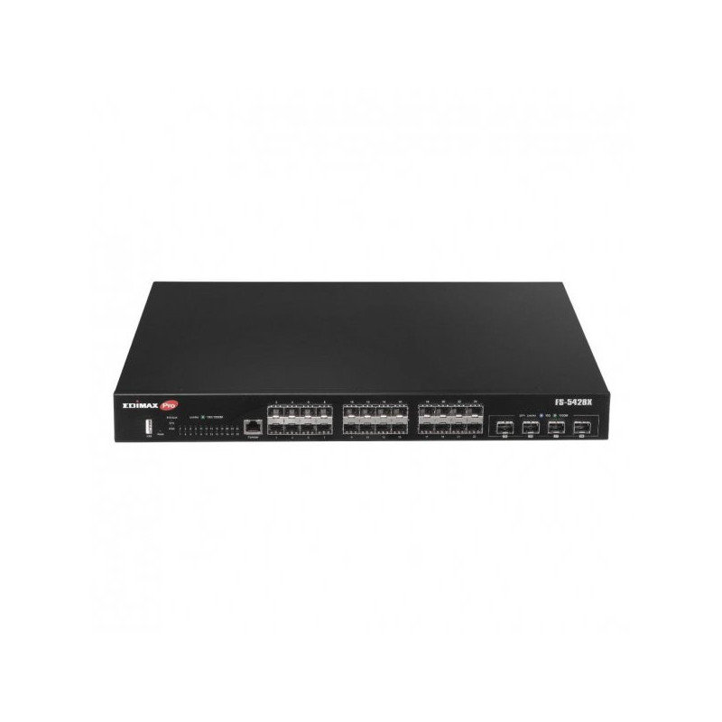 EDIMAX 24 prievadų Gigabit SFP jungiklių + 4 10GbE SFP+ jungčių