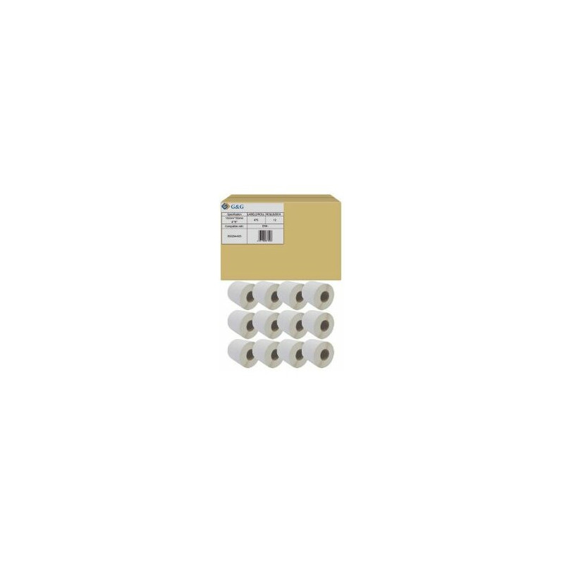 G&amp;G Zebra 800294-605 12x475 TT labels 102x152mm perf.