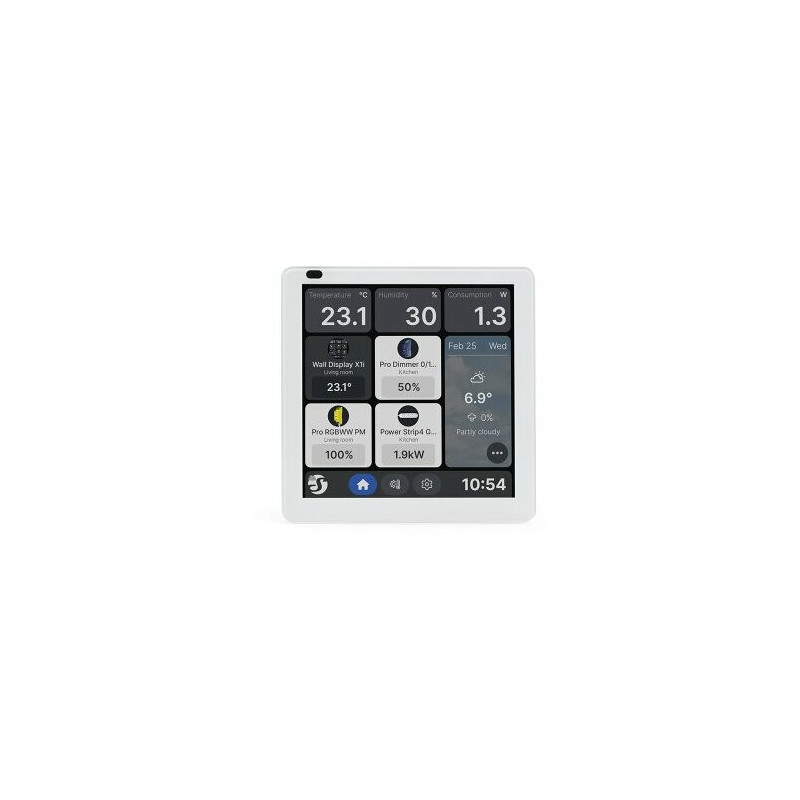 Sieninis ekranas Shelly Wall Display X1i Silver