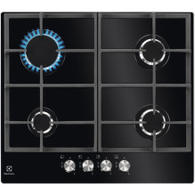 „Electrolux KGG6426K“ juoda, įmontuojama, 56 cm, dujinė, 4 kaitvietė(-s),