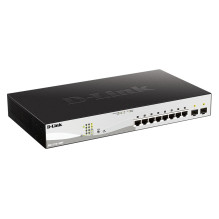 Pārslēdzējs DGS-1210-10MP 8GE PoE 2SFP Pārslēdzējs DGS-1210-10MP 8GE PoE 2SFP