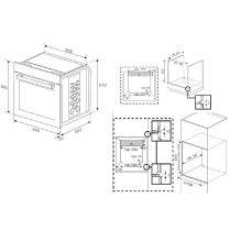 Termoelektrinė orkaitė Beko BBIE123001BD juoda Termoelektrinė orkaitė Beko BBIE123001BD juoda