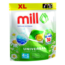„Mill“ skalbimo mašinos priežiūros rinkinys. „Mill“ skalbimo mašinos priežiūros rinkinys.
