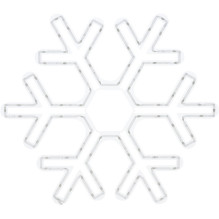 Decoration Snowflake with LED, AVX000160, D50 cm var. colors Decoration Snowflake with LED, AVX000160, D50 cm var. colors