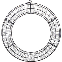 Decoration Ring with LED, AX5393710, D50 cm, black Decoration Ring with LED, AX5393710, D50 cm, black