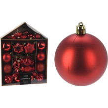 Christmas tree toy set CAN303720, red, 32 pcs Christmas tree toy set CAN303720, red, 32 pcs