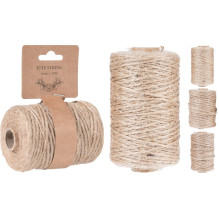 Gift wrapping tape Natural, 0.1 cm x 2500 cm