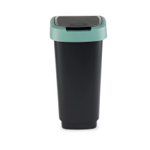 Šiukšliadėžė Rotho Twist, juoda / tamsiai žalia, 50 l Šiukšliadėžė Rotho Twist, juoda / tamsiai žalia, 50 l