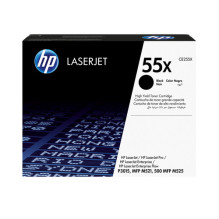 Toner Expression Black pakaitalas 55X (CE255X) Toner Expression Black pakaitalas 55X (CE255X)