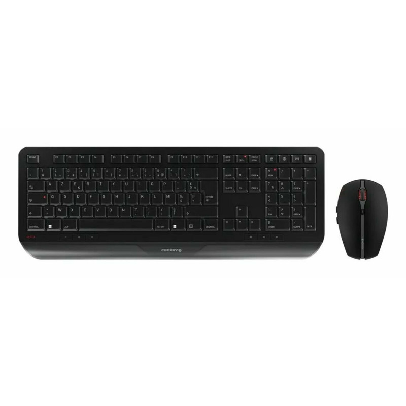 Keyboard + mouse Cherry JD-7000FR-2 keyboard Included mouse RF Wireless Black