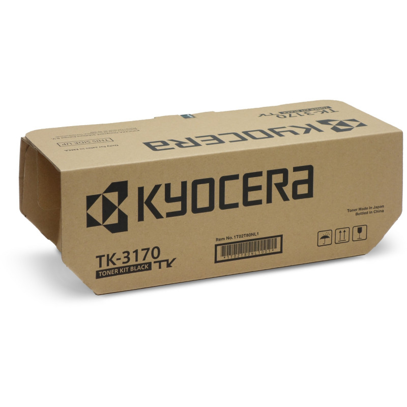 Projektoru piederumi Kyocera Kyocera Toner TK-3170 Schwarz bis zu 15.500 Seiten gem. ISO / IEC 19752