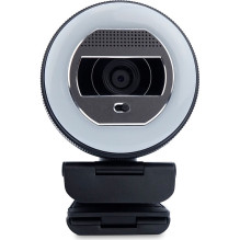 Web kamera Terra Wortmann TERRA Halo LED Lichtkranz C1868pro Full HD black