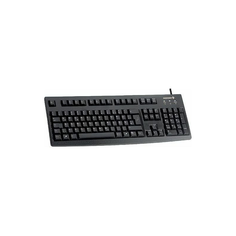 Datora tastatūra Cherry Cherry G83-6105Lungb-2 UK USB Black
