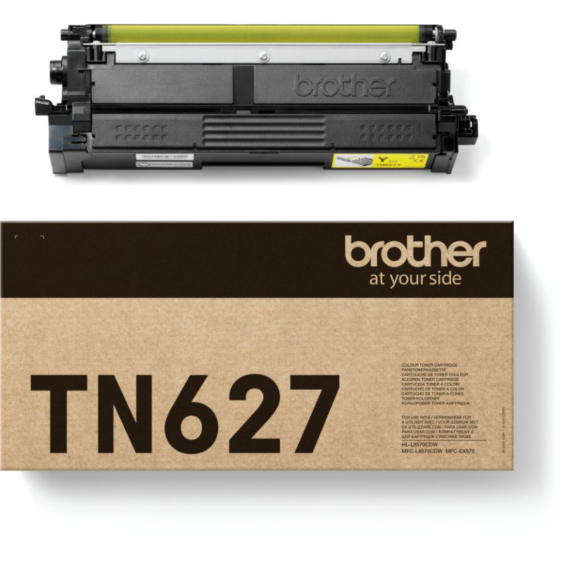 Brother Toner TN-627Y Yellow (approx. 10000 pages)