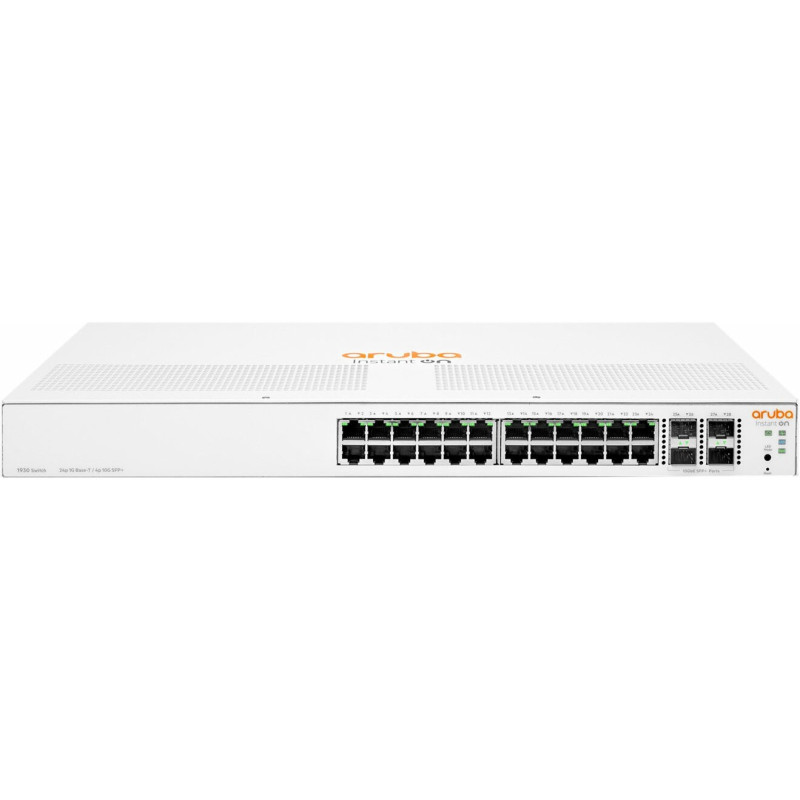 Switch HPE Aruba Instant On 1930 JL683B 24 lizdų GE PoE 195W 4x10Gb SFP+ switch