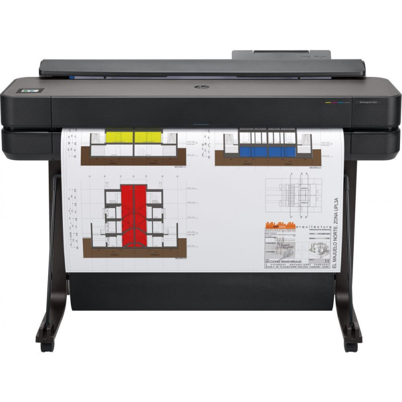 HP DesignJet T650 36 colių LFP 2025 spalvotas rašalinis spausdintuvas A0 ANSI D ritinys 91,4 cm x 45,7 m 2400x1200 dpi 0
