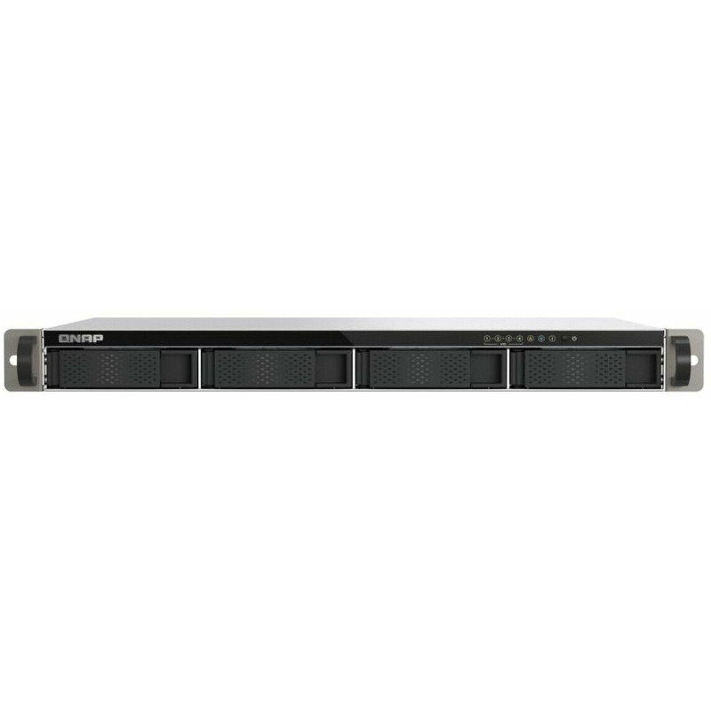 4-BAY QUAD-CORE 2.0GHZ S-D 1U / RACKM. NAS 100W PS 4GB RAM SATA