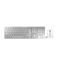Datora tastatūra Cherry Cherry Desktop DW 9100 Slim FR WL AES silver BT
