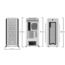 Be quiet TYLI PAGRINDINĖ 802 Langinė Balta (balta, Tempered Glass)