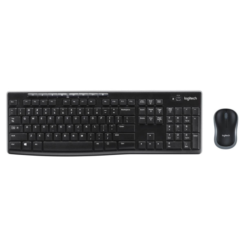 Datora tastatūra Logitech Logitech Wireless Combo MK270 QWERTY UK