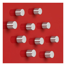 SIGEL Magnetas Ø 1,0 x 1,0 sidabro SIGEL Magnetas Ø 1,0 x 1,0 sidabro