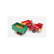 BRUDER Grimme SE 75-30 Kartoffelvollernter mit 80 Kartoffellimitaten BRUDER Grimme SE 75-30 Kartoffelvollernter mit 80 Kartoffellimitaten
