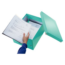 LEITZ Daiktadėžė 16,7 l - 28,1 x 36,9 x 20,0 cm, ledinė mėlyna LEITZ Daiktadėžė 16,7 l - 28,1 x 36,9 x 20,0 cm, ledinė mėlyna