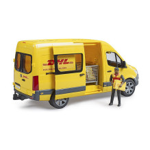 BRUDER MB Sprinter DHL su vairuotoju (geltonas)