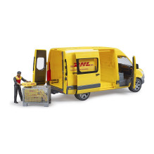 BRUDER MB Sprinter DHL su vairuotoju (geltonas)