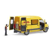 BRUDER MB Sprinter DHL su vairuotoju (geltonas)