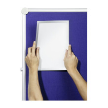 DURAFRAME A4 Informacinis rėmelis GRIP, 1 vnt., juodas