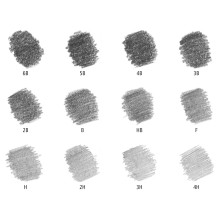 STAEDTLER Bleistift Mars Lumografas 12ST Sechskant STAEDTLER Bleistift Mars Lumografas 12ST Sechskant