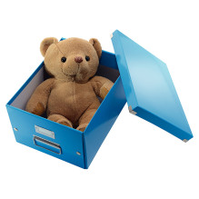 LEITZ „Click Store“ daiktadėžė, 16,7 l – 28,1 x 36,9 x 20,0 cm, mėlyna LEITZ „Click Store“ daiktadėžė, 16,7 l – 28,1 x 36,9 x 20,0 cm, mėlyna