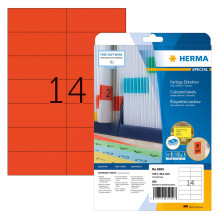 HERMA Etiketten A4 rot...