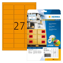 HERMA Etiketten A4 neoninė...