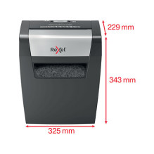 Rexel Momentum X406 dokumentų smulkintuvas su dalelių pjaustymu, iki 6 lapų, juodas Rexel Momentum X406 dokumentų smulkintuvas su dalelių pjaustymu, iki 6 lapų, juodas