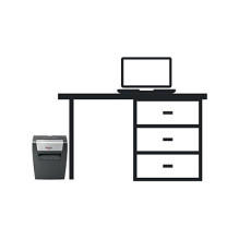 Rexel Momentum X406 dokumentų smulkintuvas su dalelių pjaustymu, iki 6 lapų, juodas Rexel Momentum X406 dokumentų smulkintuvas su dalelių pjaustymu, iki 6 lapų, juodas
