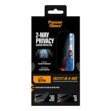 PanzerGlass 2-way Privatumas 17 / 18 pro Ultra Wide FastFit in a Box PanzerGlass 2-way Privatumas 17 / 18 pro Ultra Wide FastFit in a Box