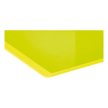 Knygų atramėlės 10,0 x 10,0 x 13,0 cm neoninės geltonos spalvos