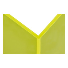 Knygų atramėlės 10,0 x 10,0 x 13,0 cm neoninės geltonos spalvos