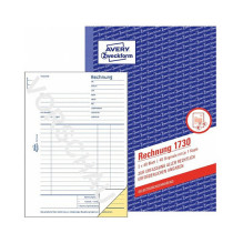 AVERY Zweckform Rechnung Formularbuch 1730 DINA5 - 2 x 40 Blatt AVERY Zweckform Rechnung Formularbuch 1730 DINA5 - 2 x 40 Blatt