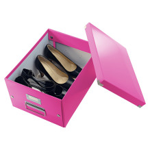 LEITZ „Click Store“ daiktadėžė, 16,7 l – 28,1 x 36,9 x 20,0 cm, rožinė LEITZ „Click Store“ daiktadėžė, 16,7 l – 28,1 x 36,9 x 20,0 cm, rožinė