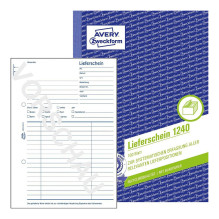 AVERY Zweckform Važtaraščių blankų knyga 1240 - 1 x 100 lapų AVERY Zweckform Važtaraščių blankų knyga 1240 - 1 x 100 lapų