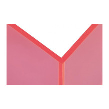 Buchstützen 10,0 x 10,0 x 13,0 cm neon pink