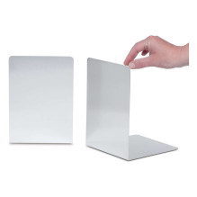 Knygų atramėlės 15,0 x 16,0 x 21,0 cm, sidabrinės Knygų atramėlės 15,0 x 16,0 x 21,0 cm, sidabrinės