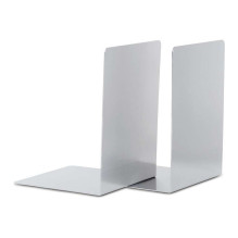 Knygų atramėlės 15,0 x 16,0 x 21,0 cm, sidabrinės Knygų atramėlės 15,0 x 16,0 x 21,0 cm, sidabrinės