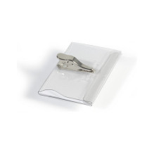 DURABLE Namensschild m Krokoklemme 54x90mm 25er Pck transp DURABLE Namensschild m Krokoklemme 54x90mm 25er Pck transp