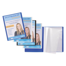 PAGNA Office Display Book DIN A4, 20 sleeves blue, 1 pc. PAGNA Office Display Book DIN A4, 20 sleeves blue, 1 pc.