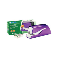 LEITZ Electric Stapler NeXXt Series WOW 5566 violet-metallic LEITZ Electric Stapler NeXXt Series WOW 5566 violet-metallic