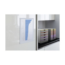 Duraframe A4 self-adhesive information frames, 2 pieces, white Duraframe A4 self-adhesive information frames, 2 pieces, white